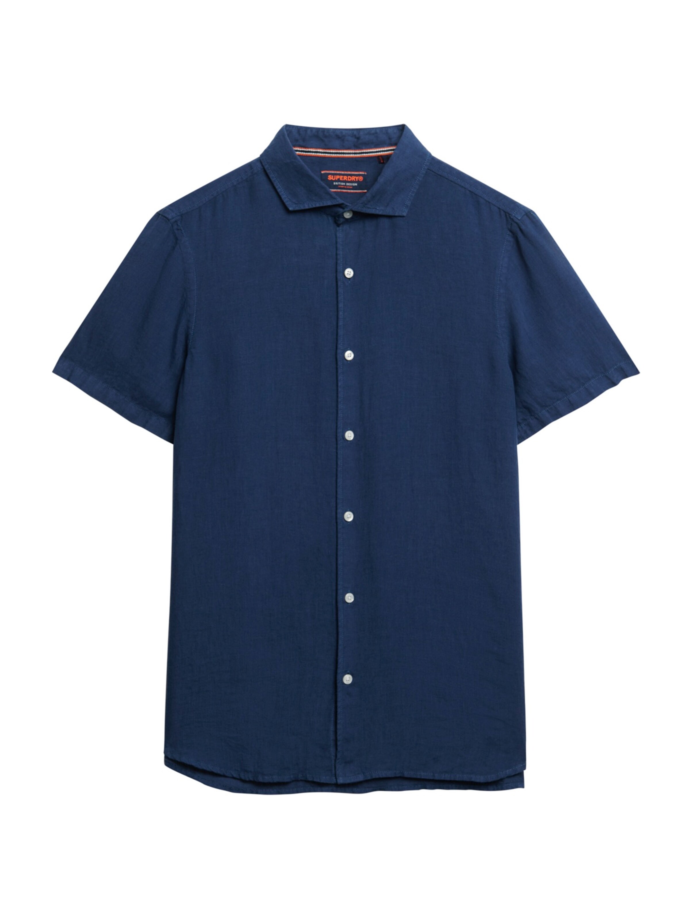 Coupe regular Chemise Superdry en bleu : devant