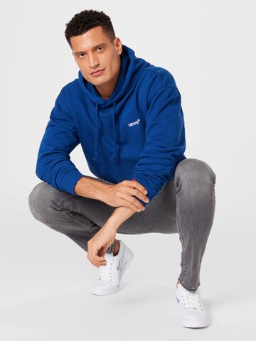 LEVI'S ® Суичър 'Red Tab Sweats Hoodie' в синьо