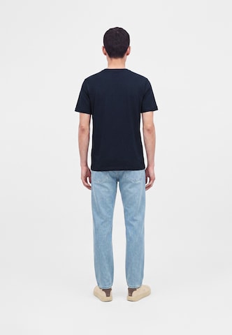 Calvin Klein Jeans Tričko 'CLASSIC' – modrá: zadní strana