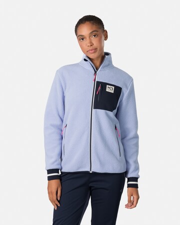 Kari Traa Fleece Jacket 'Rothe' in Blue: front