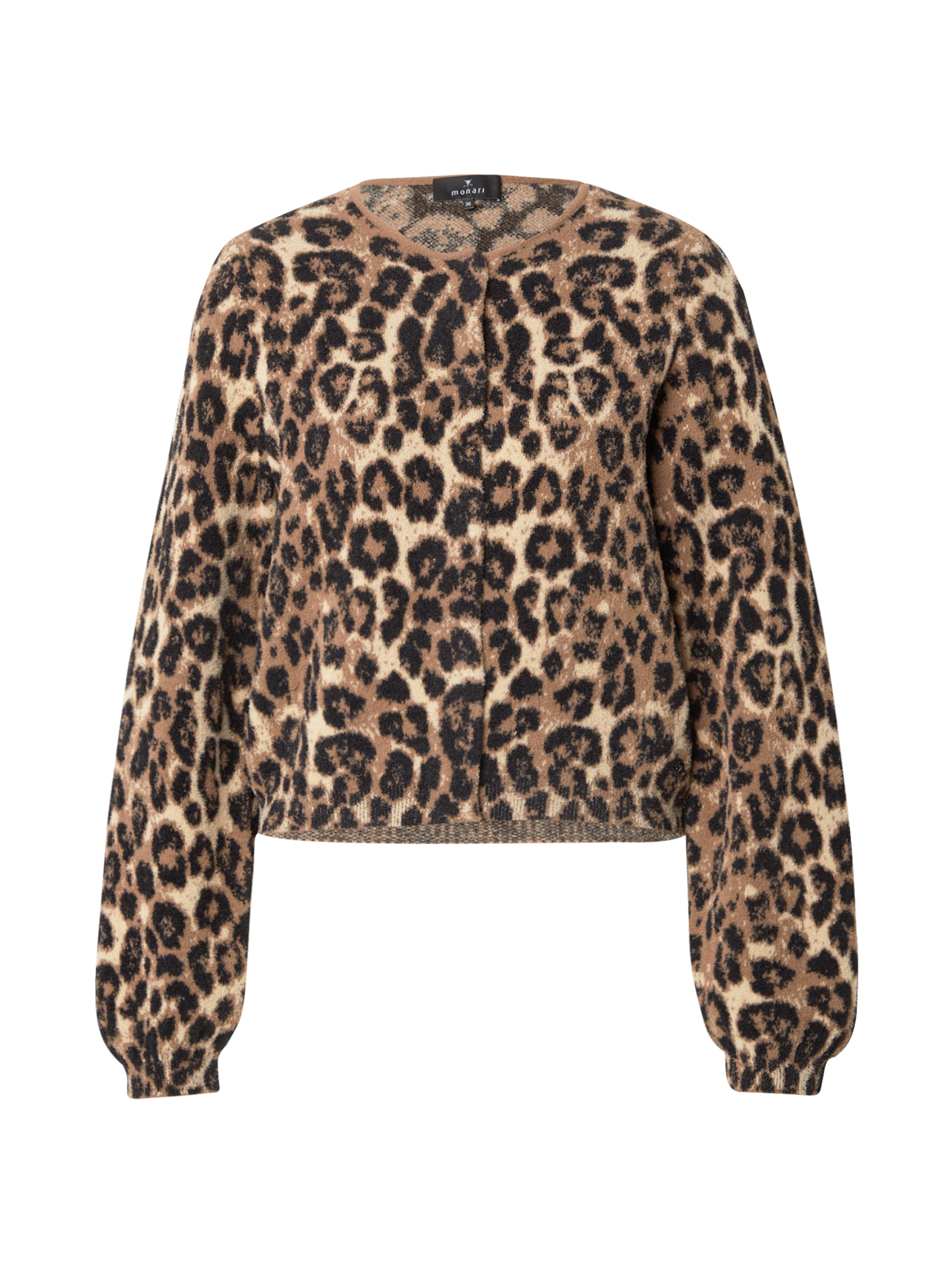 monari Neuletakki värissä ruskea: etupuoli