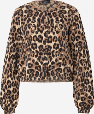 ruda monari Kardiganas: priekis