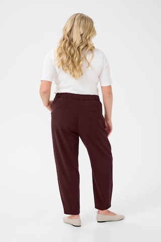Loosefit Pantalon à pince 'KCMerla' KAFFE CURVE en vert