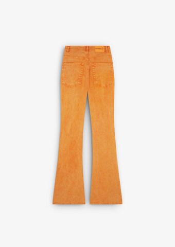 Scalpers Bootcut Džínsy - oranžová