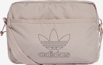 ADIDAS ORIGINALS Sports Bag 'Airliner' in Brown: front