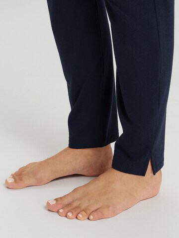 Hanro Pajama pants ' Sleep & Lounge ' in Blue