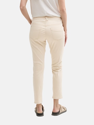TOM TAILOR Tapered Broek in Beige