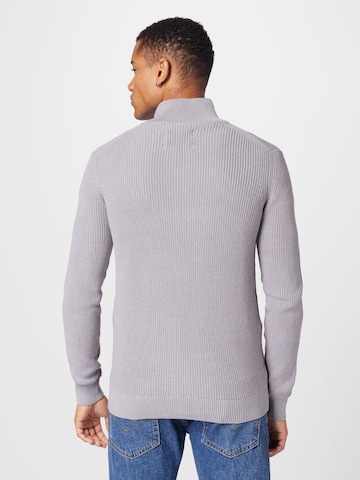 INDICODE JEANS Knit Cardigan 'Dodson' in Grey