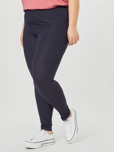 Zizzi Leggings in nachtblau, Modelansicht