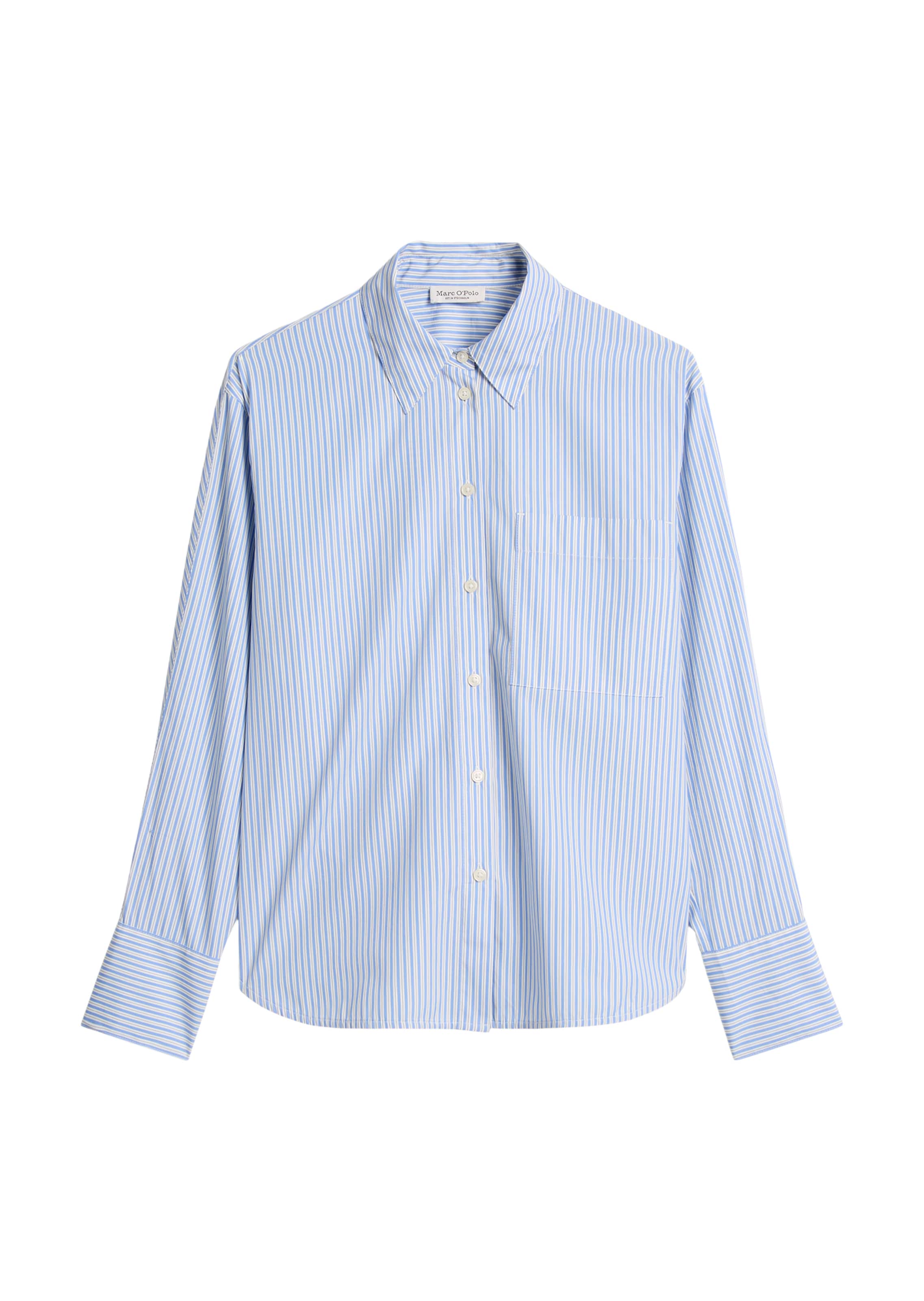 Marc O'Polo Blouse in Blauw: voorkant