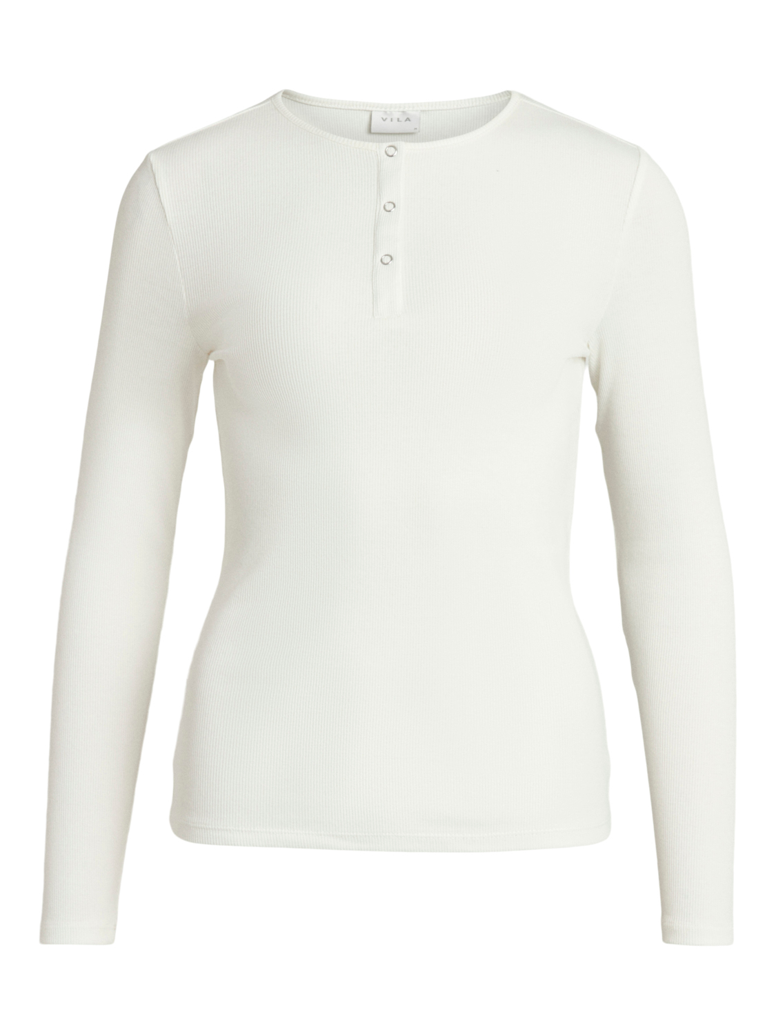 vH653 Odzież VILA Koszulka Dilema w kolorze Białym 