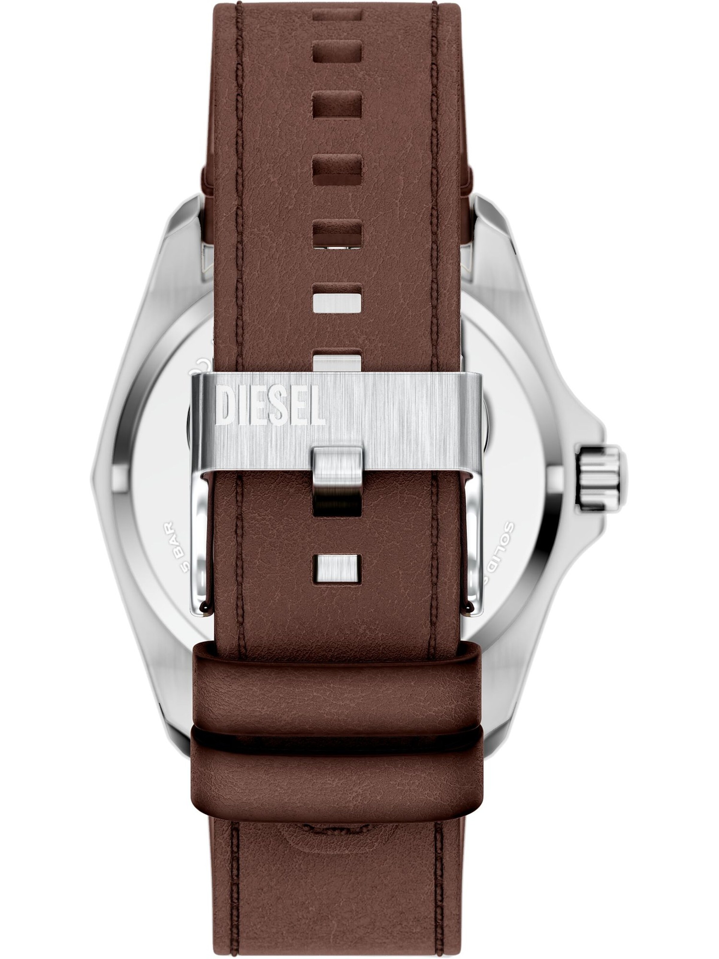 DIESEL Analoguhr in Silber