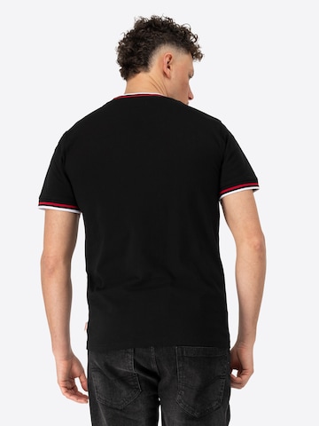 LONSDALE Póló 'Quin' - fekete