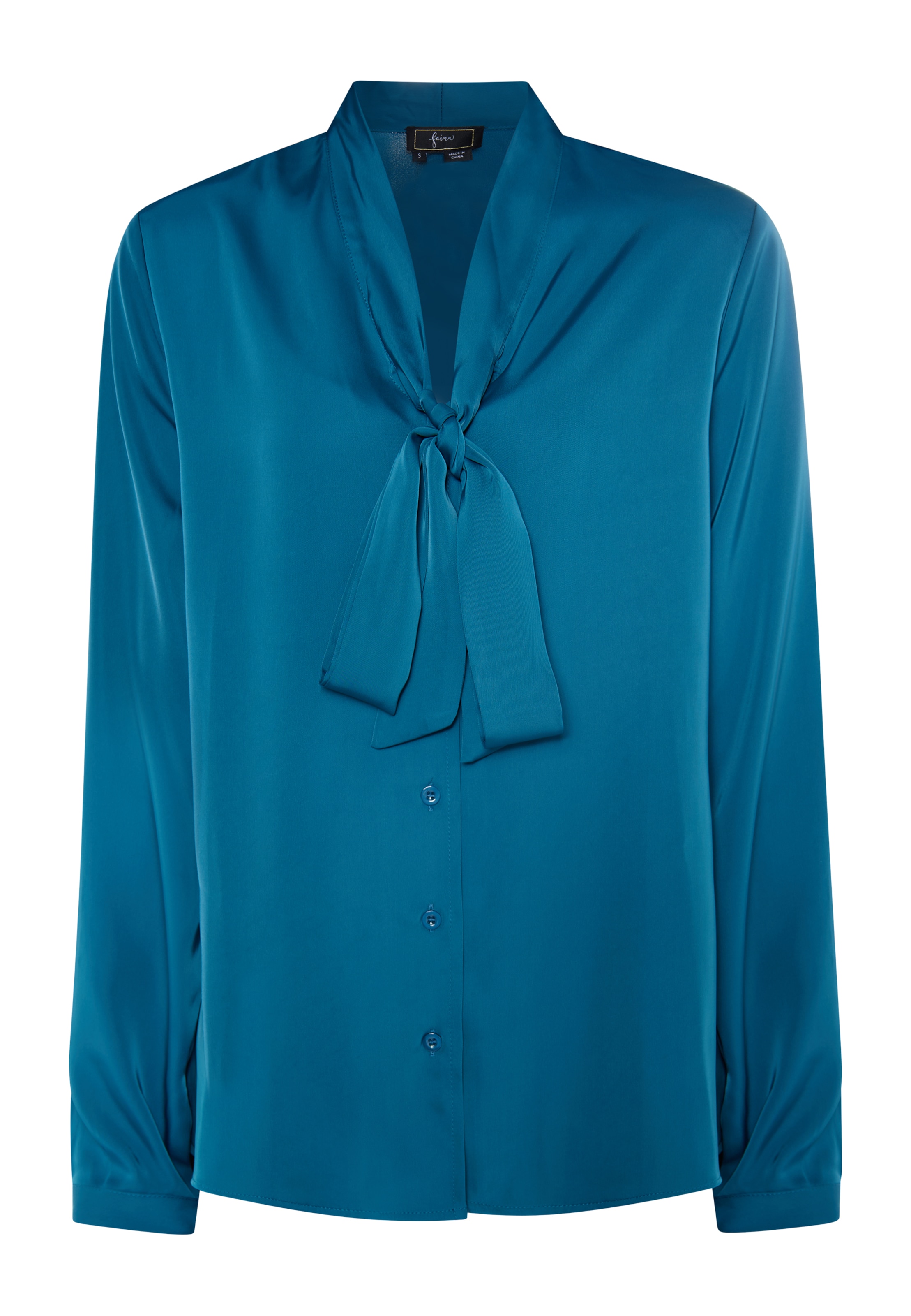 faina Μπλούζα σε μπλε: μπροστά