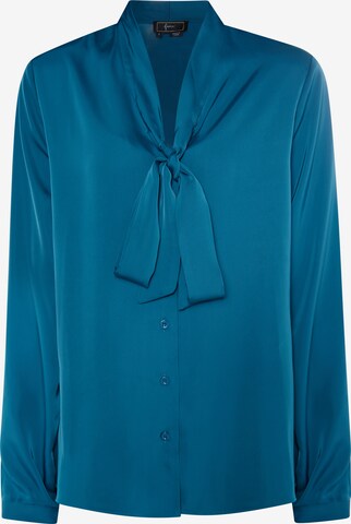 faina - Blusa en azul: frente