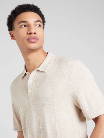 Abercrombie & Fitch Shirt 'DATE NIGHT' in Beige