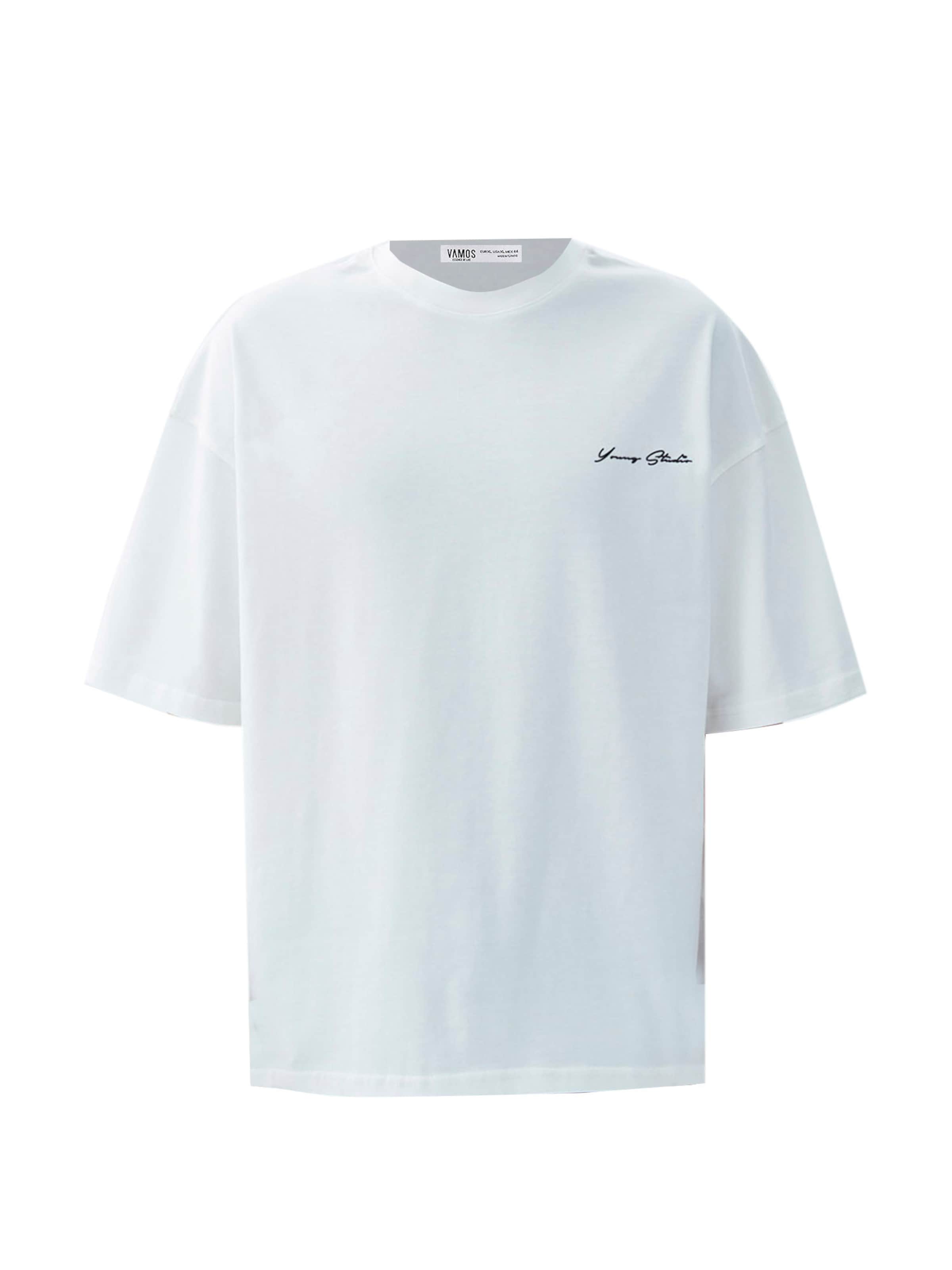 VAMOS CLO Тениска в бежово: отпред