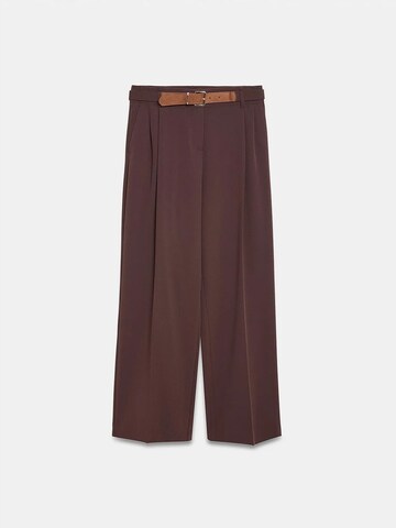 Dilvin Wide leg Pants 'Hose' in Brown: front