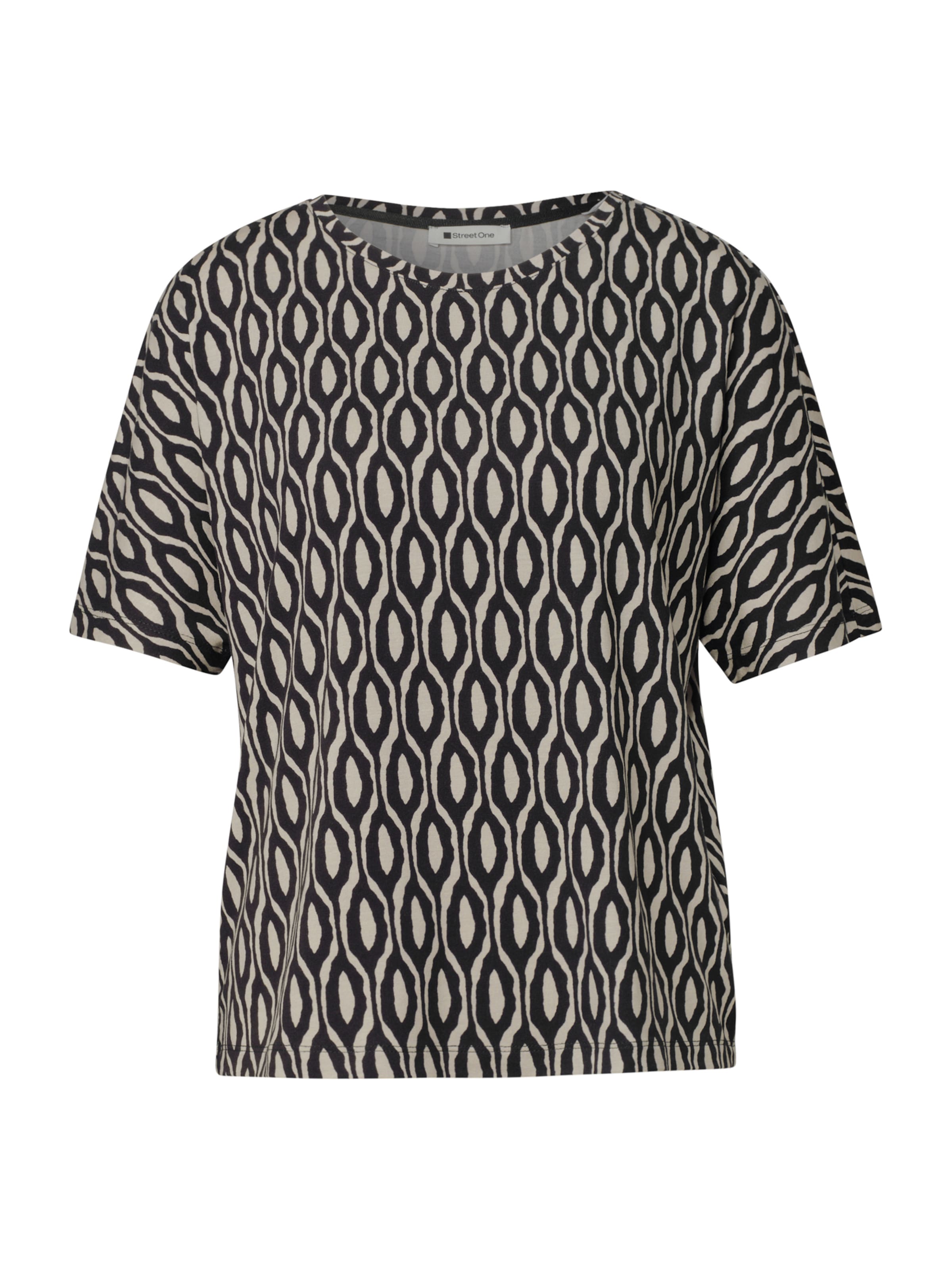 STREET ONE Shirt 'Crista' in Beige: voorkant