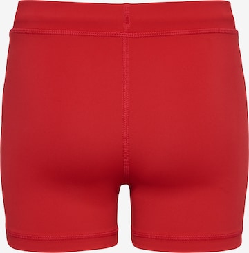 Skinny Pantalon de sport Newline en rouge