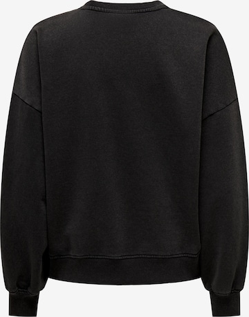 ONLY Sweatshirt 'LUCINDA' i svart
