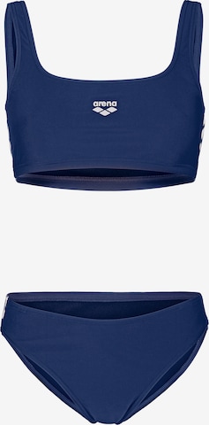 ARENA Sportbikini 'ICONS' in Blauw: voorkant