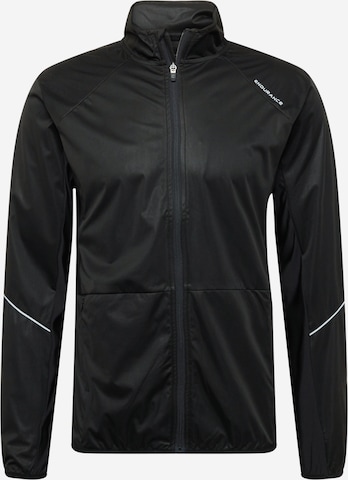 ENDURANCE Athletic Jacket 'Sudens' in Black: front