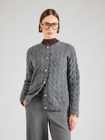 YAS Cardigan 'YASBUBERA' i grå: forside