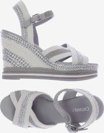 CATWALK Sandals & High-Heeled Sandals in 37 in Grey: front