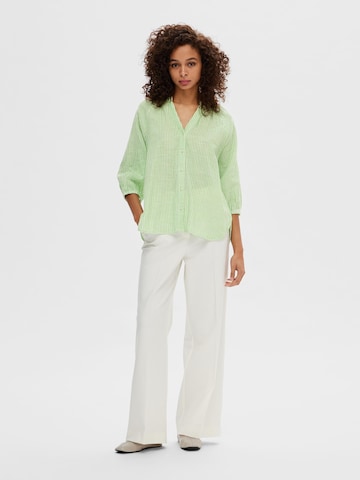 Camicia da donna 'Alberta' di SELECTED FEMME in verde