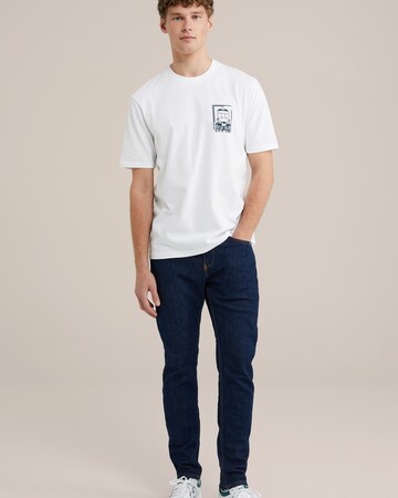 T-Shirt WE Fashion en blanc