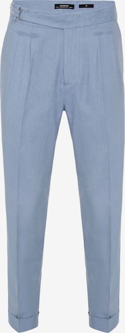 Antioch Bundfaltenhose in Blau: Vorderseite