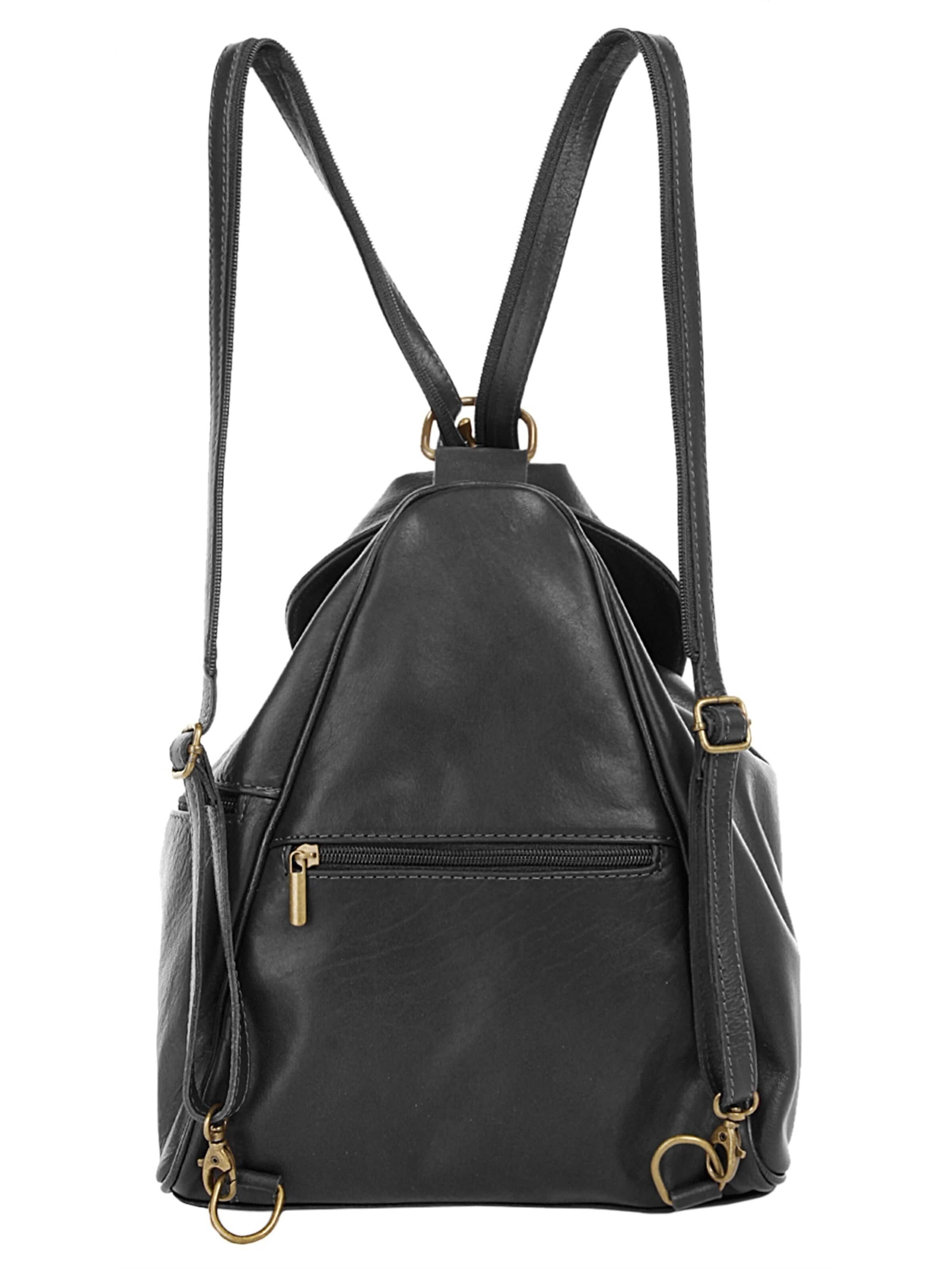 Sac à dos 'ANNA MARIA' piké en noir