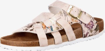 JANE KLAIN Mules in Pink: front