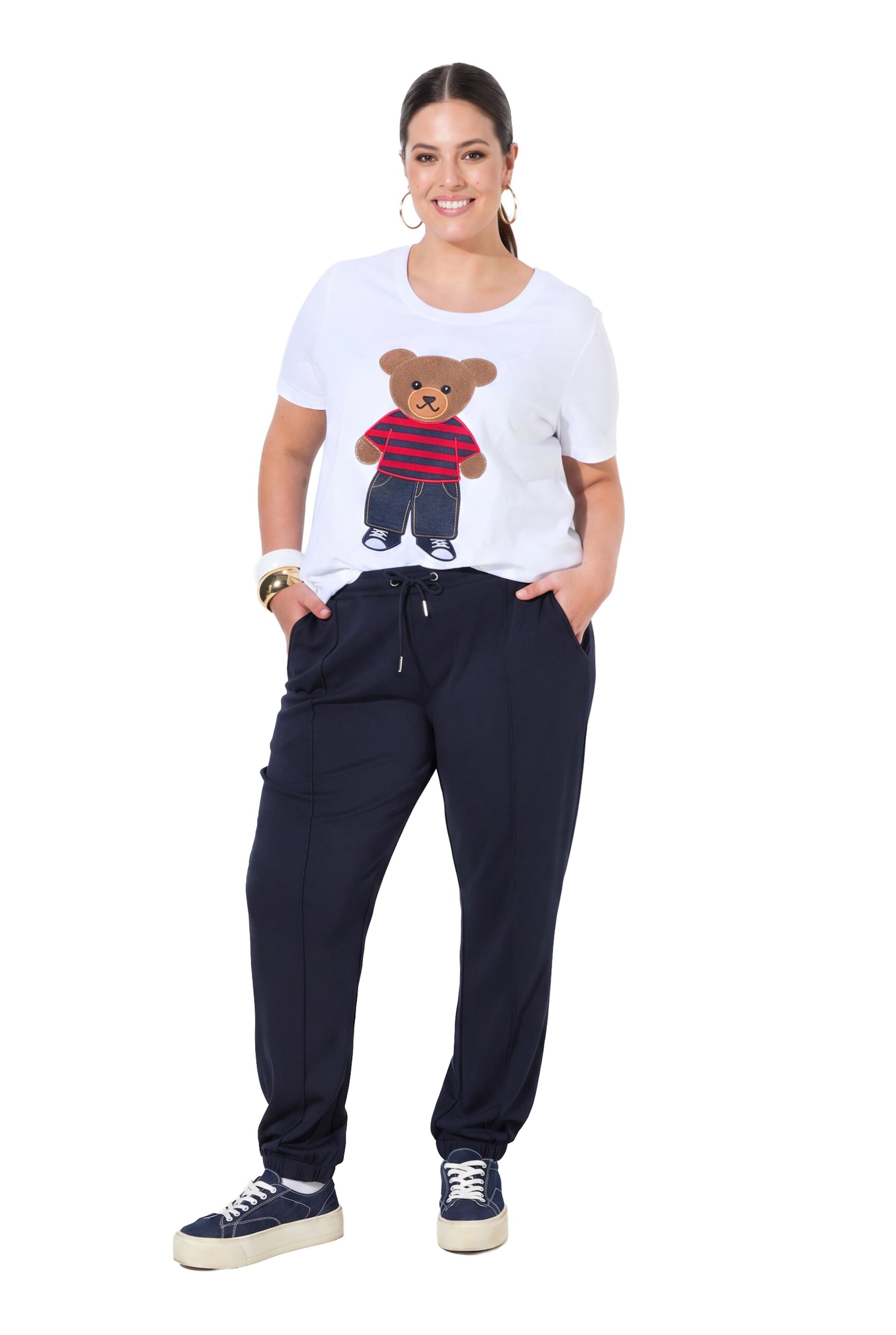 MIAMODA Regular Broek in Blauw