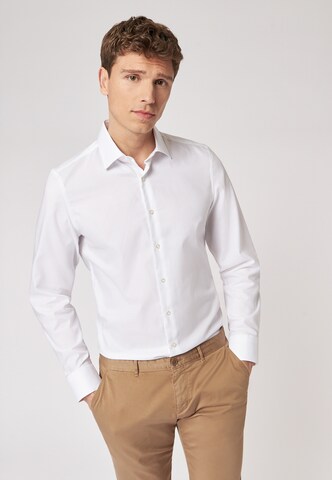 ROY ROBSON Regular fit Zakelijk overhemd in Wit: voorkant