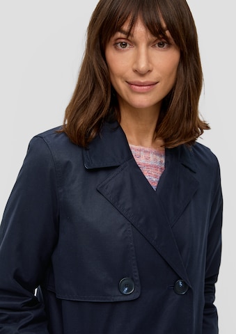 s.Oliver Between-Seasons Coat in Blue