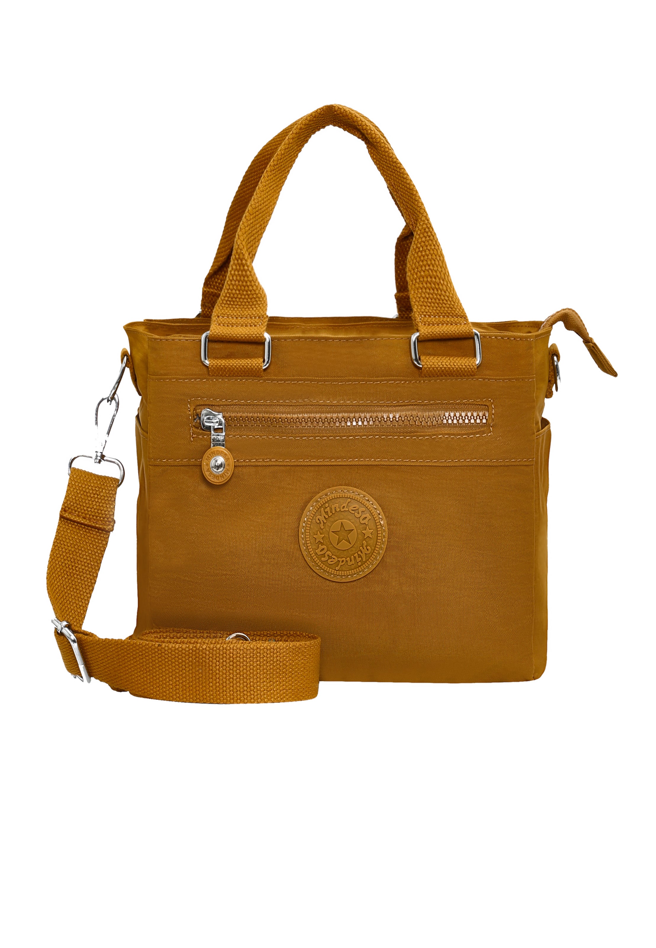 Mindesa - Bolso de mano en amarillo: frente