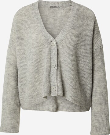 DRYKORN Knit Cardigan 'Savin' in Grey: front