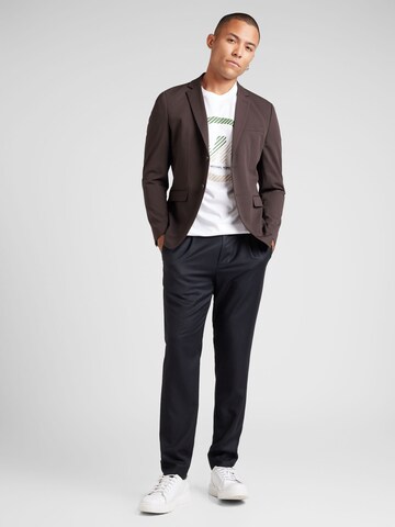SELECTED HOMME Slim fit Business-colbert 'SLHLIAM' in Bruin