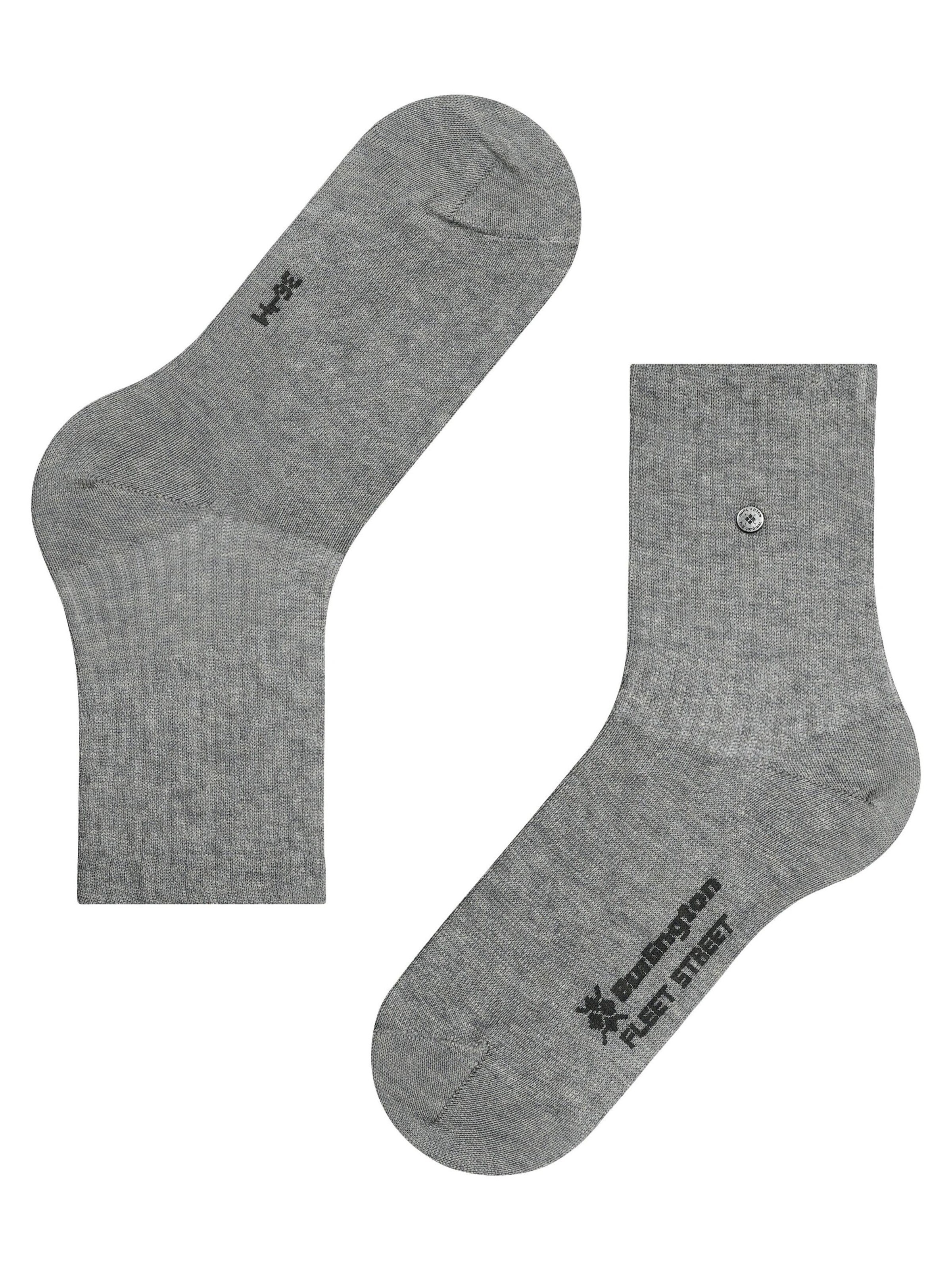 BURLINGTON Socks 'Fleet Street' in Grey