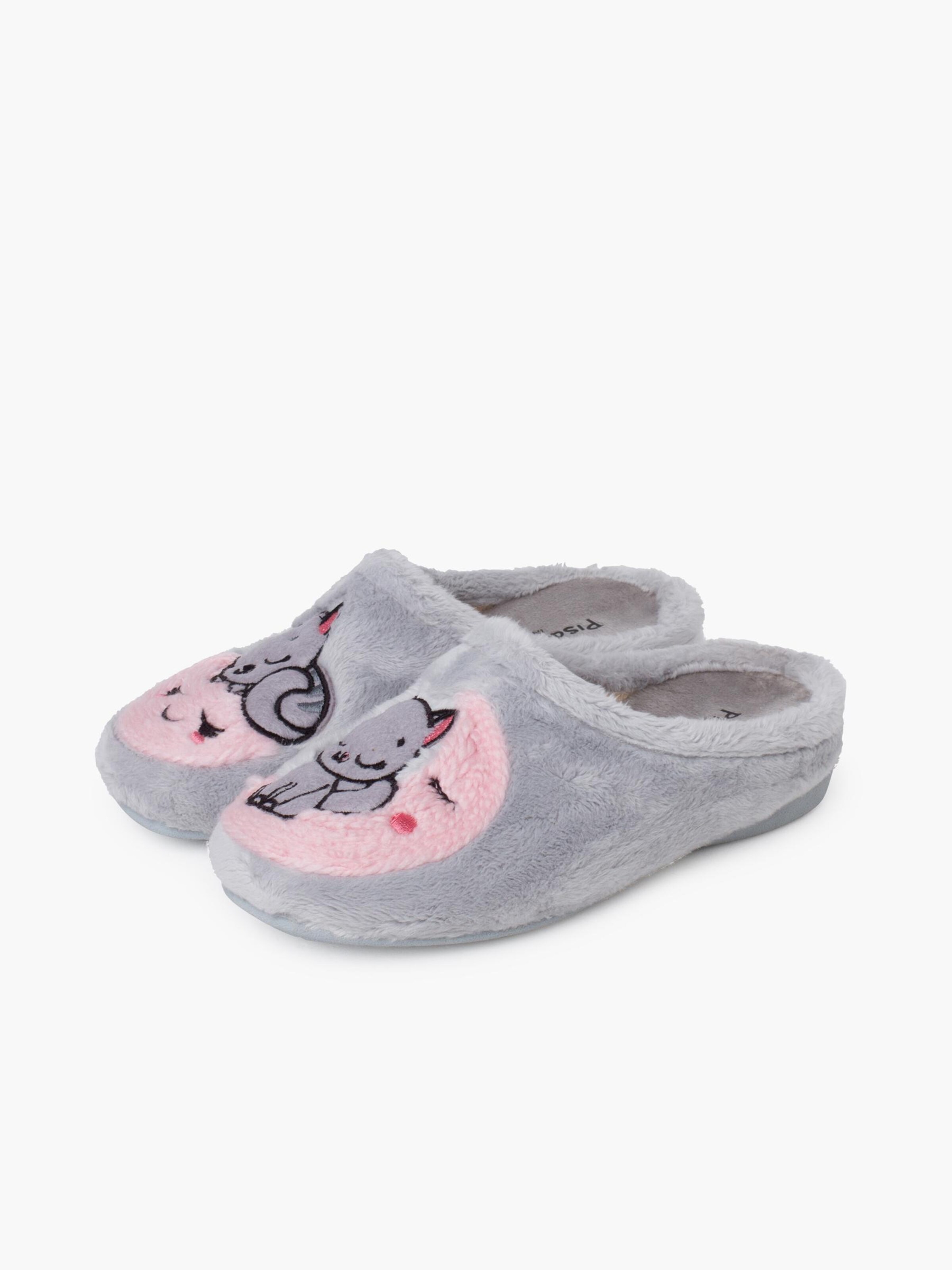 Pisamonas - Zapatillas de casa en gris