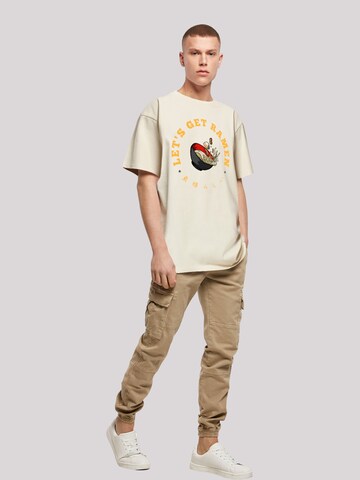 F4NT4STIC Shirt 'Lets get Ramen' in Beige