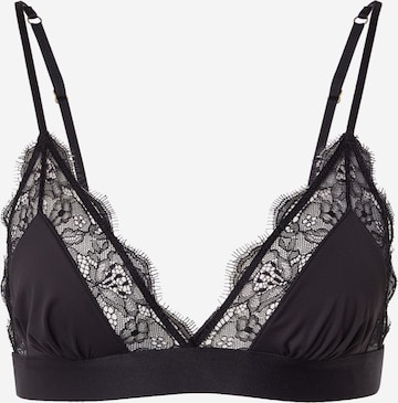 juoda LOVE Stories Trikampė Liemenėlė: priekis