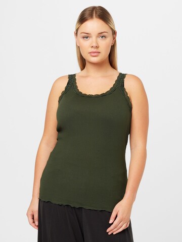 ONLY Carmakoma Top 'XENA' in Green: front