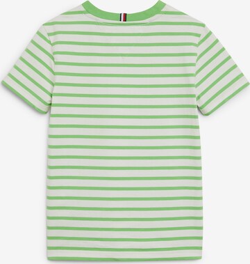 T-Shirt 'Breton' TOMMY HILFIGER en vert