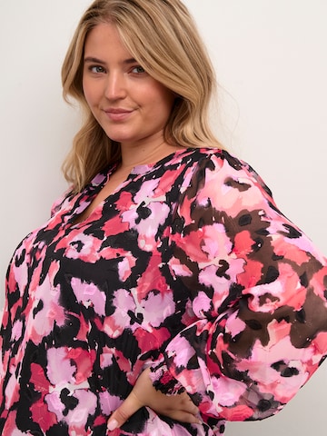 KAFFE CURVE Bluzka 'Miranda' w kolorze różowy