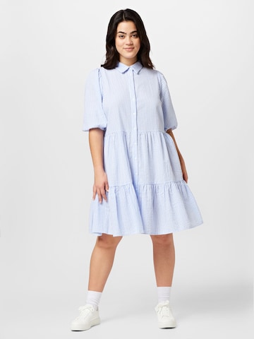 ONLY Curve Shirt Dress 'CASSIE' in White: front