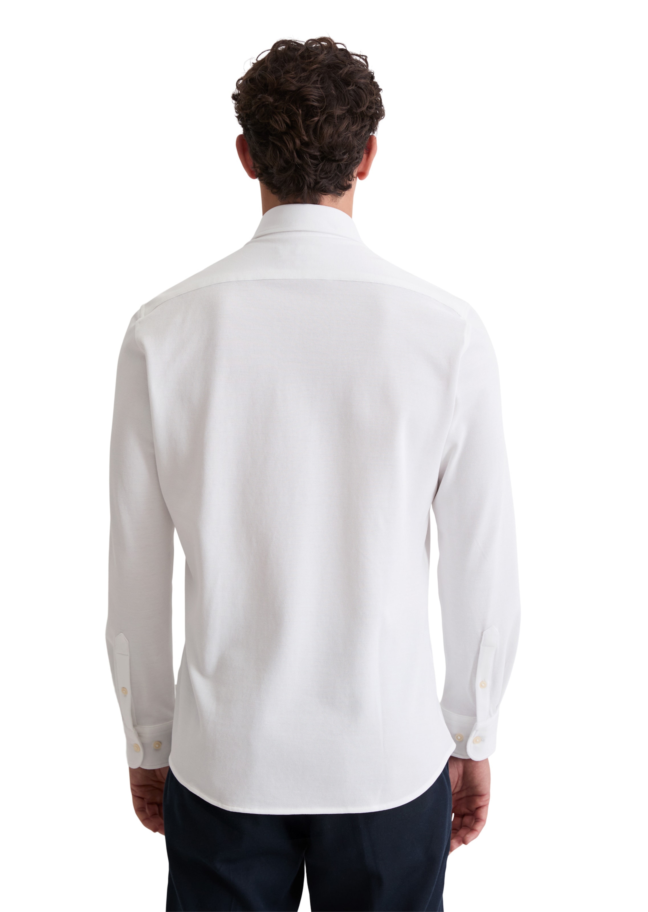 Marc O'Polo Средняя посадка Рубашка в Белый