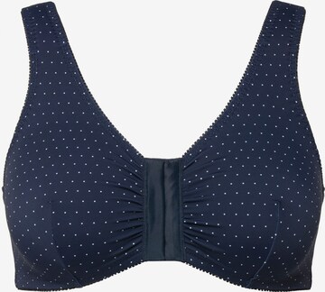 Bustier Soutien-gorge Ulla Popken en bleu : devant